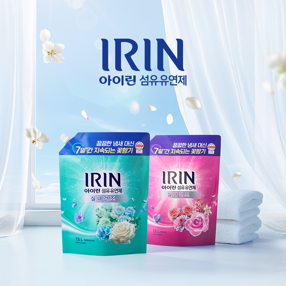 아이린 실내건조 섬유유연제 2종 상세페이지 제작