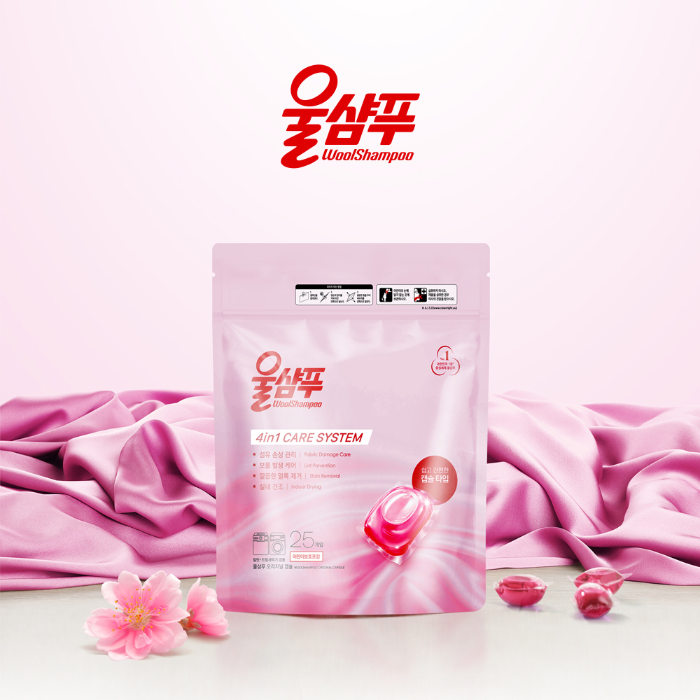 울샴푸 캡슐세제 상세페이지 제작