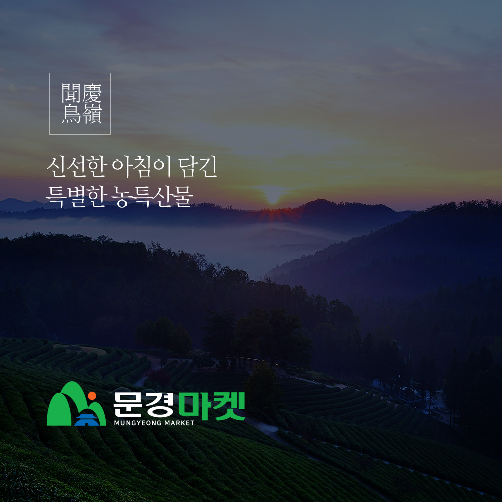 신선한 아침이 담긴 특별한 농특산물 문경마켓 쇼핑몰 제작