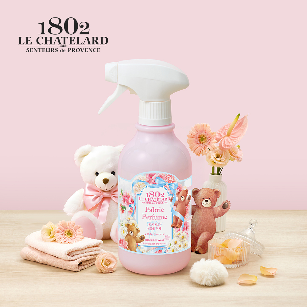 르샤트라 베이비파우더 섬유탈취제 500ml 상세페이지 제작