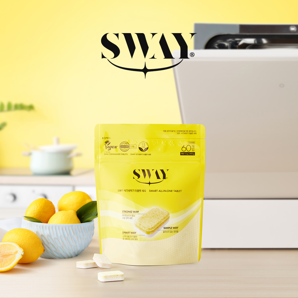 SWAY 식기세척기 타블렛 세제 상세페이지 제작